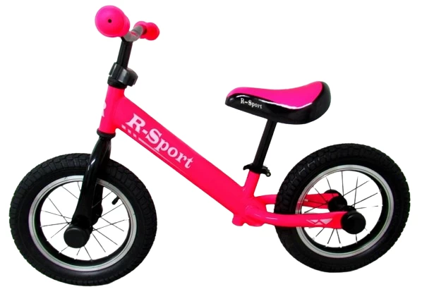 Bėgimo Dviratis R2 Pink Pripučiami Ratai