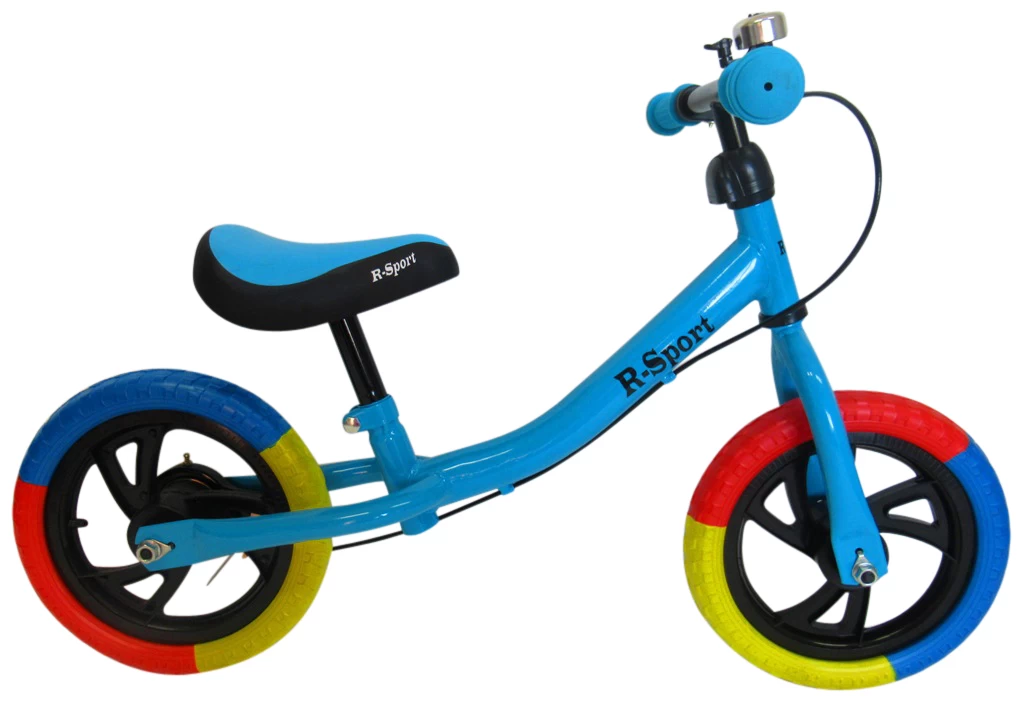 Bėgimo Dviratis R6 Mėlynas R-sport 12&#039;&#039; Stabdžiai, Varpas