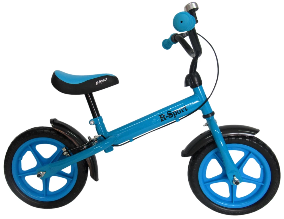 Bėgimo Dviratis R9 Blue R-sport 12&#039;&#039; Stabdžiai, Skambutis