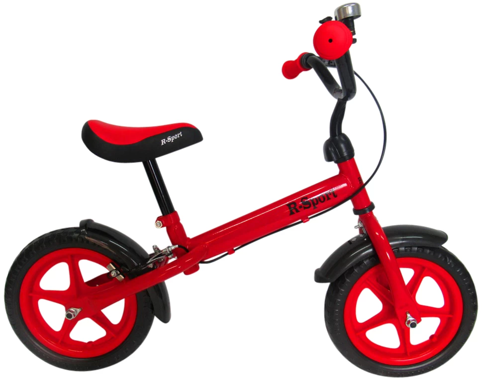 Bėgimo Dviratis R9 Red R-sport 12&#039;&#039; Stabdžiai, Skambutis