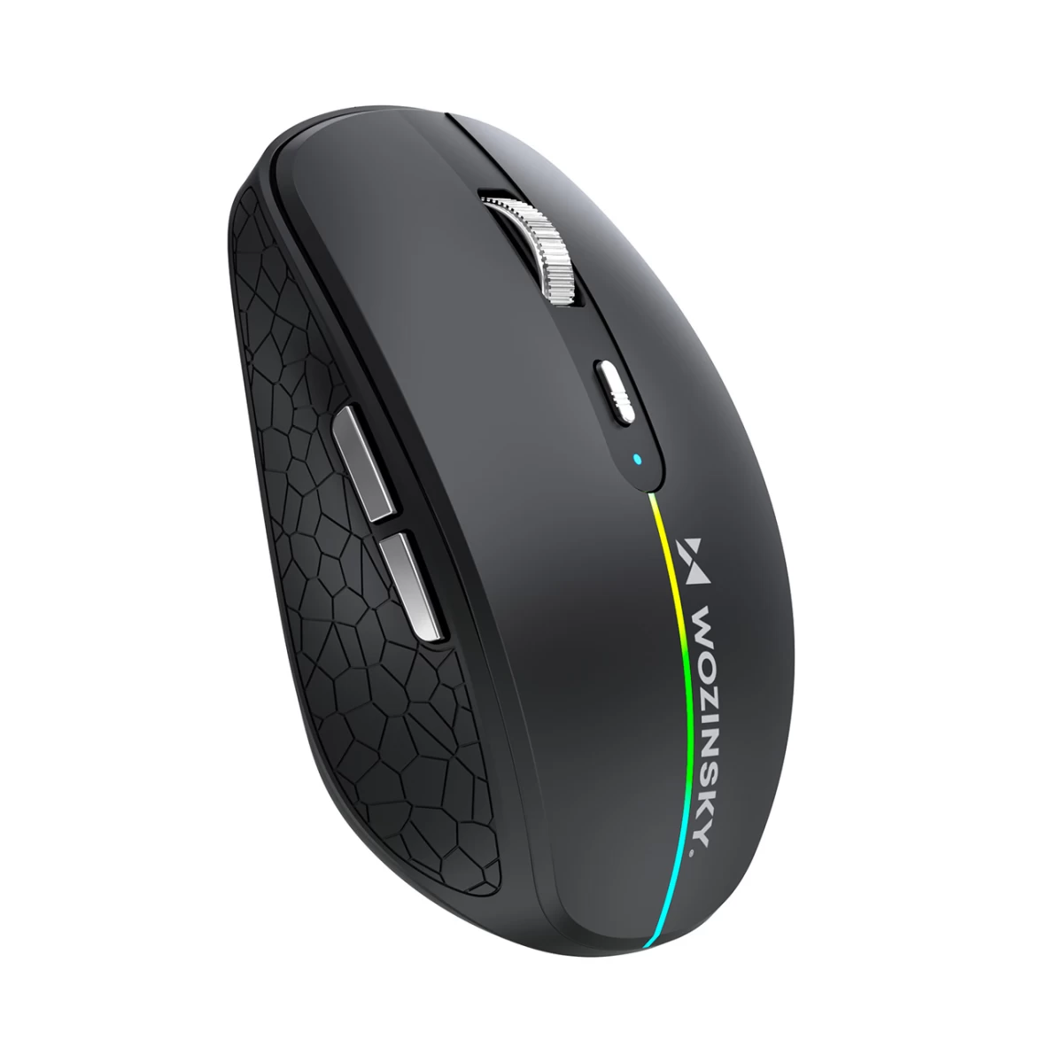 Belaidė Apšviesta Pelė 6 Mygtukai bluetooth 1600 Dpi Rgb - Juoda