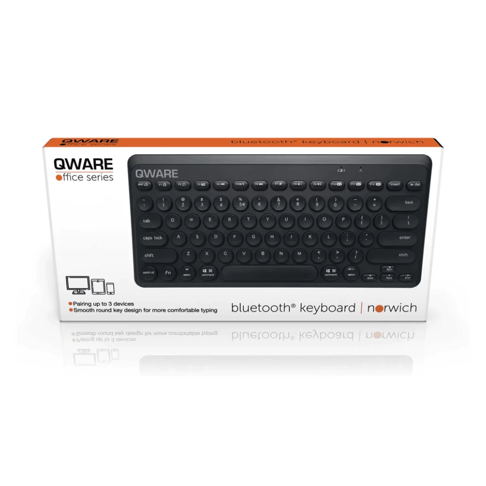 Belaidė klaviatūra Qware bluetooth norwich keyboard (Ekspozicinė prekė)