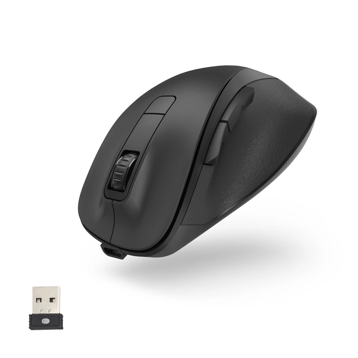 Belaidė Pelė Mw-500 V2 Su įkraunamu Akumuliatoriumi - Juoda
