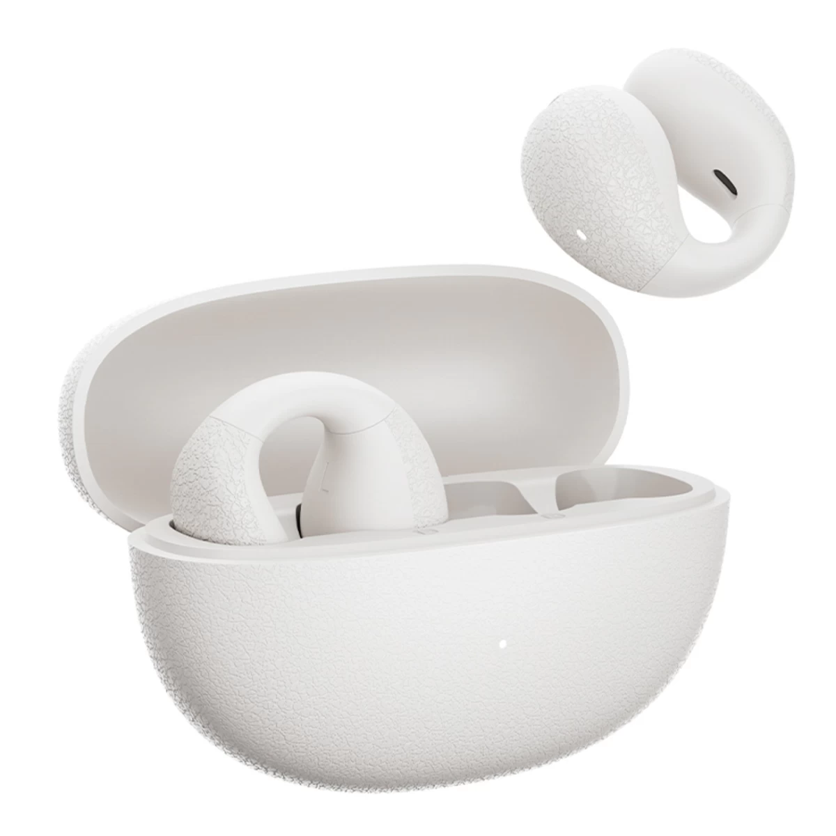 Belaidės Atviros Ausinės Su Mikrofonu crossky C10 Ows Enc Ipx5 Bt - Baltos Spalvos