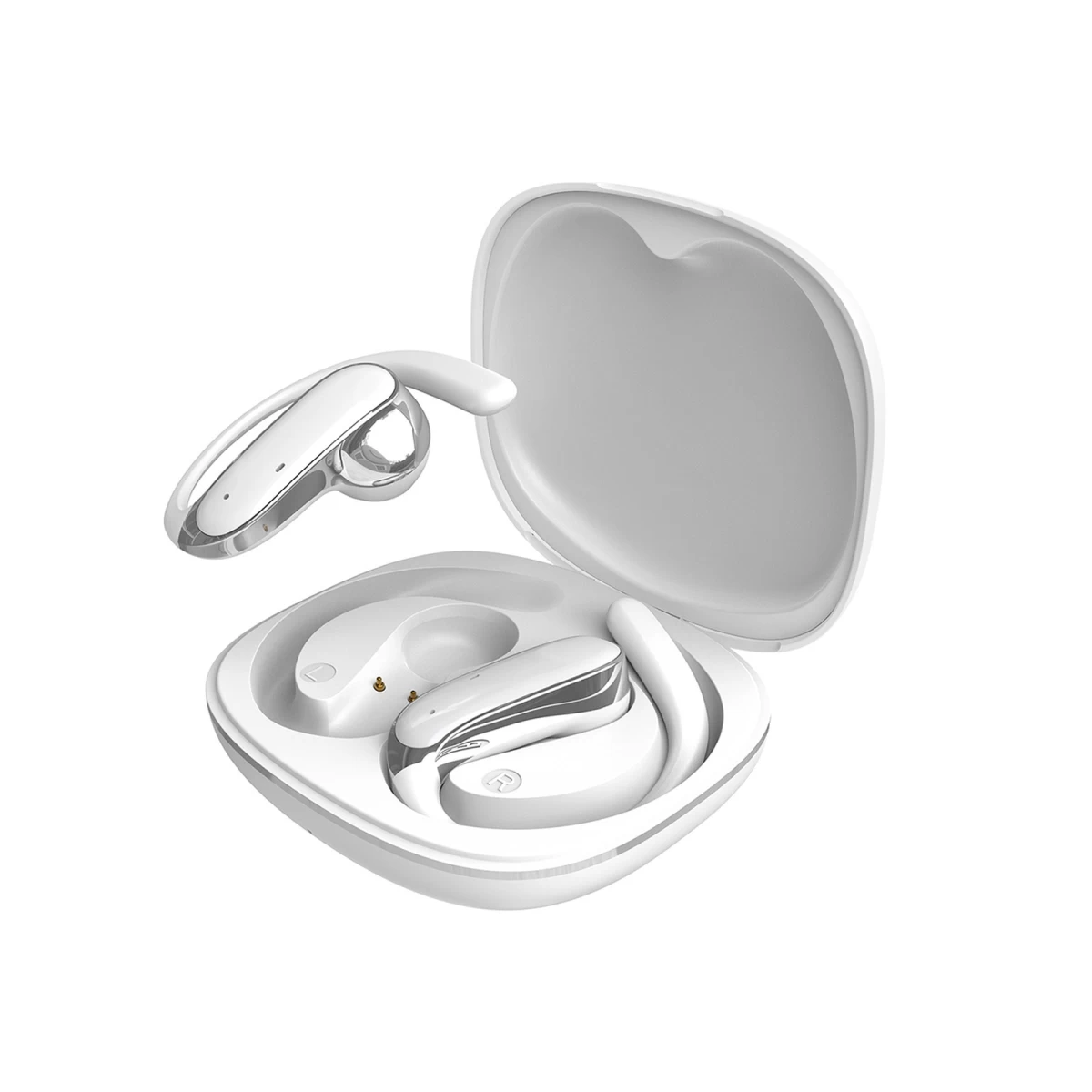 Belaidės Ausinės Su Ausų Pagalvėlėmis U17z Bluetooth Ows - Baltos Spalvos