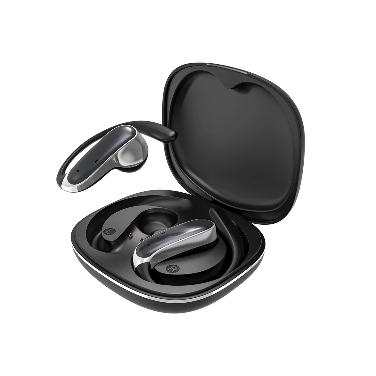 Belaidės Ausinės Su Ausų Pagalvėlėmis U17z Bluetooth Ows - Juodos Spalvos