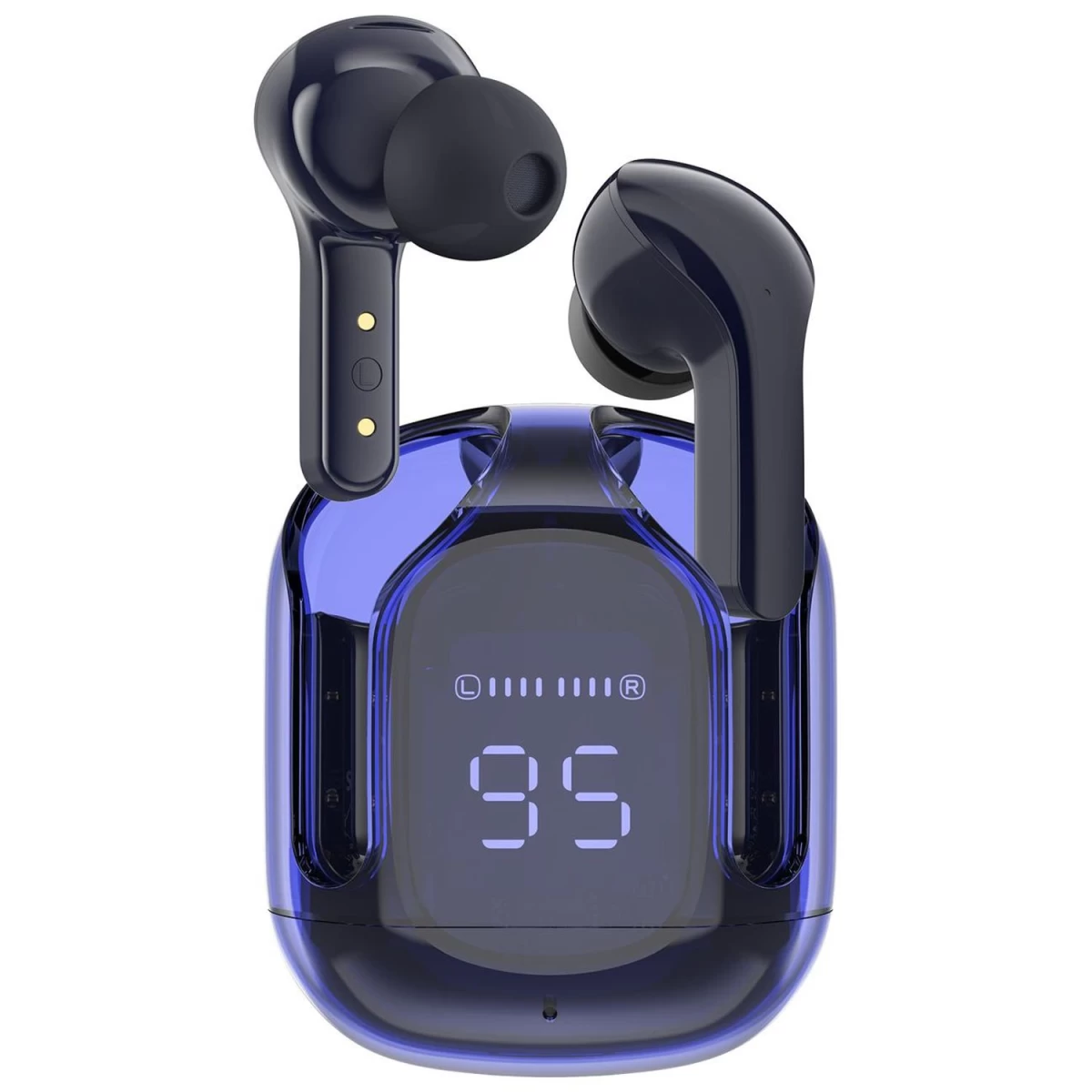 Belaidės bluetooth Tws Ausinės į Ausis canal Blue.
