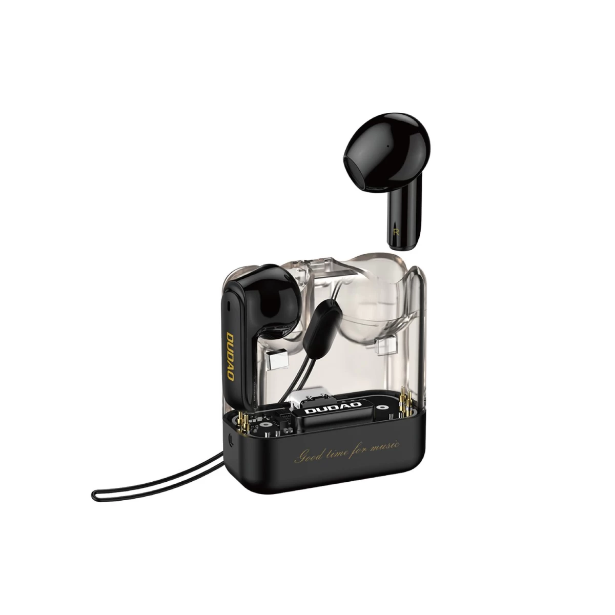 Belaidės dudao U18pro Tws Bluetooth 5.3 Ausinės - Juodos Spalvos