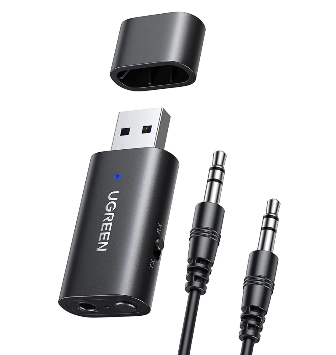 Belaidis Siųstuvas + Imtuvas bluetooth 5.1 Garso Adapteris 3,5 Mm Mini Lizdas Juodas Belaidis Siųstuvas + Imtuvas bluetooth 5.1 Garso Adapteris 3,5 Mm Mini Lizdas Juodas