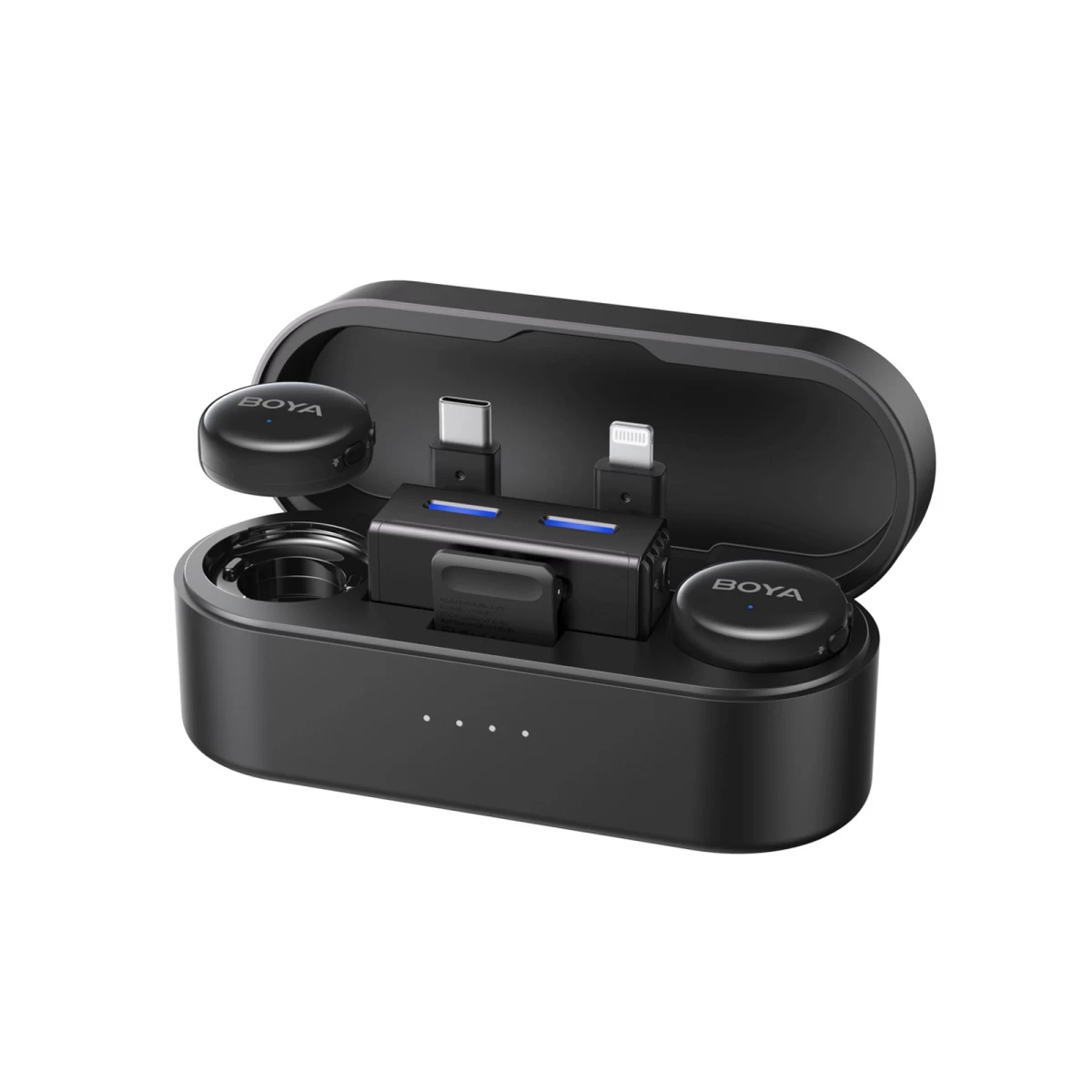 Belaidžio Mikrofono Rinkinys Su Dėklu Ai 2,4 Ghz Usb-c