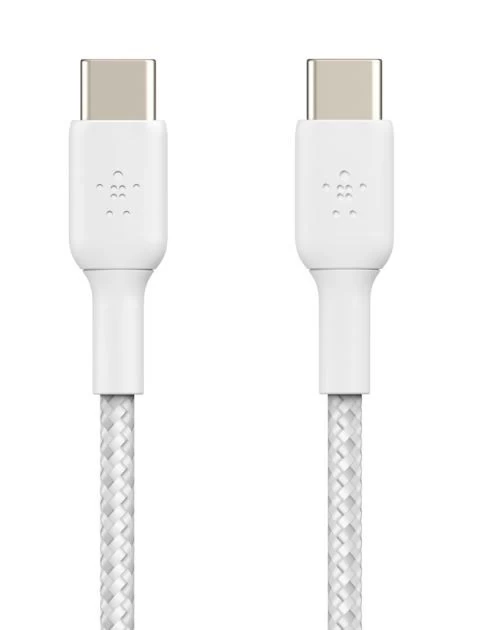 Belkin Braided USB-C     USB-C 1m White