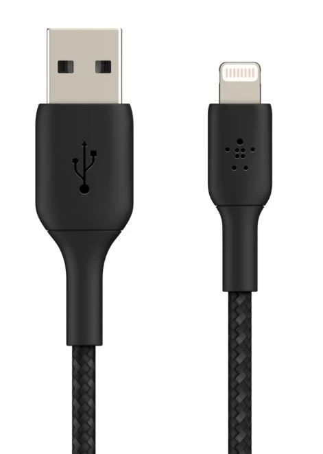 Belkin Braided USB-Light ning 15cm black