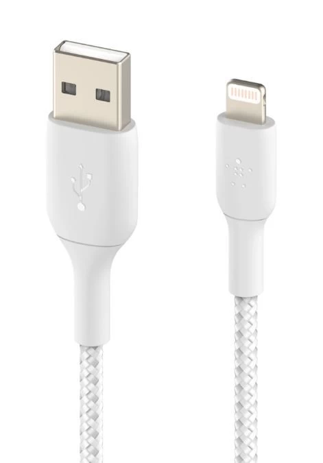 Belkin Braided USB-Light ning 2m White