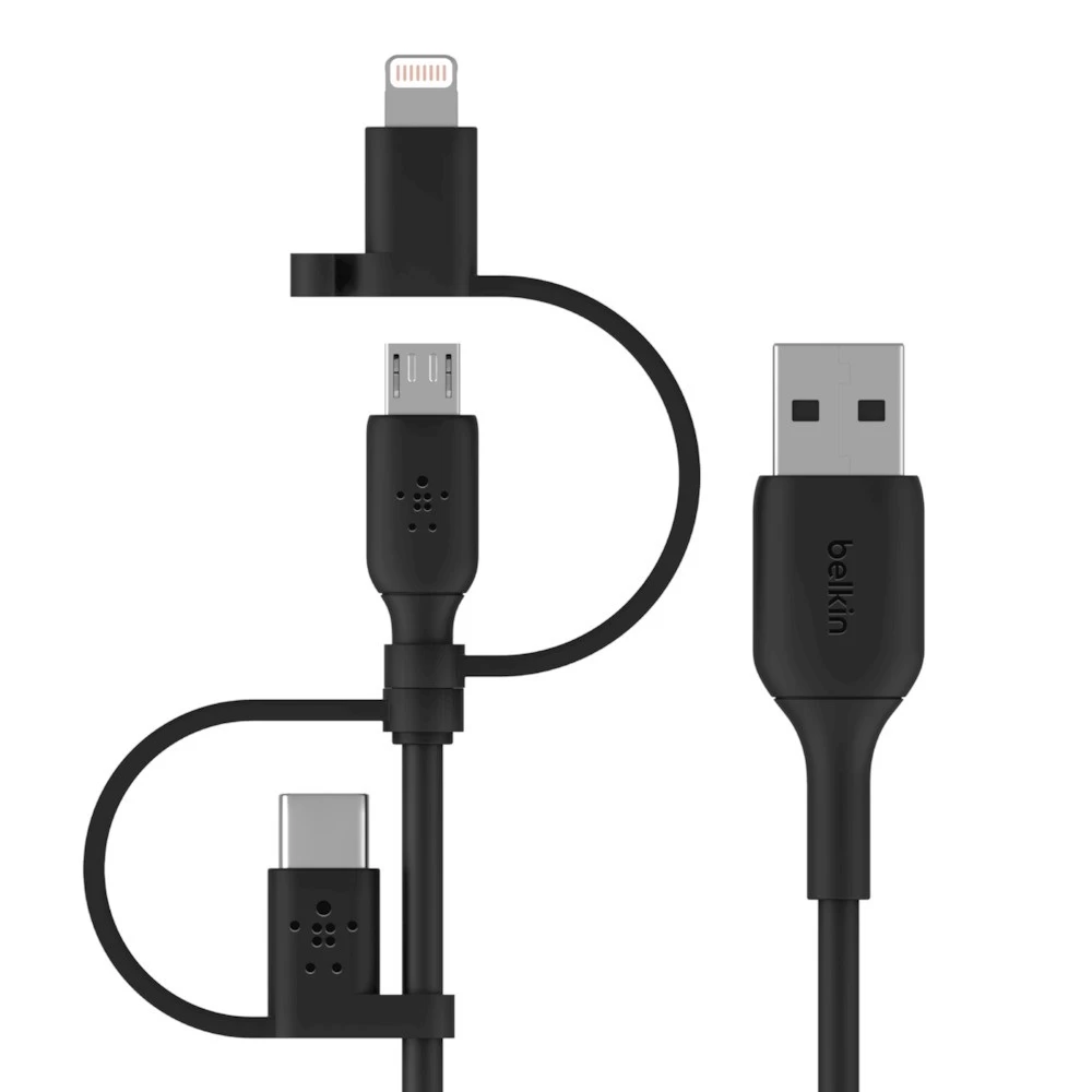 Belkin Universal Cable   Lightning/Micro/USB-C