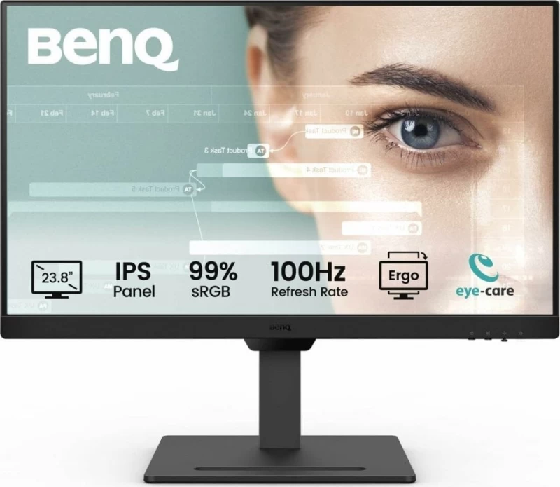 Benq Gw2490t 9h.lmjlj.lbe Monitorius (23,8 /ips /100hz /1920 X 1080 / Juodos Spalvos )