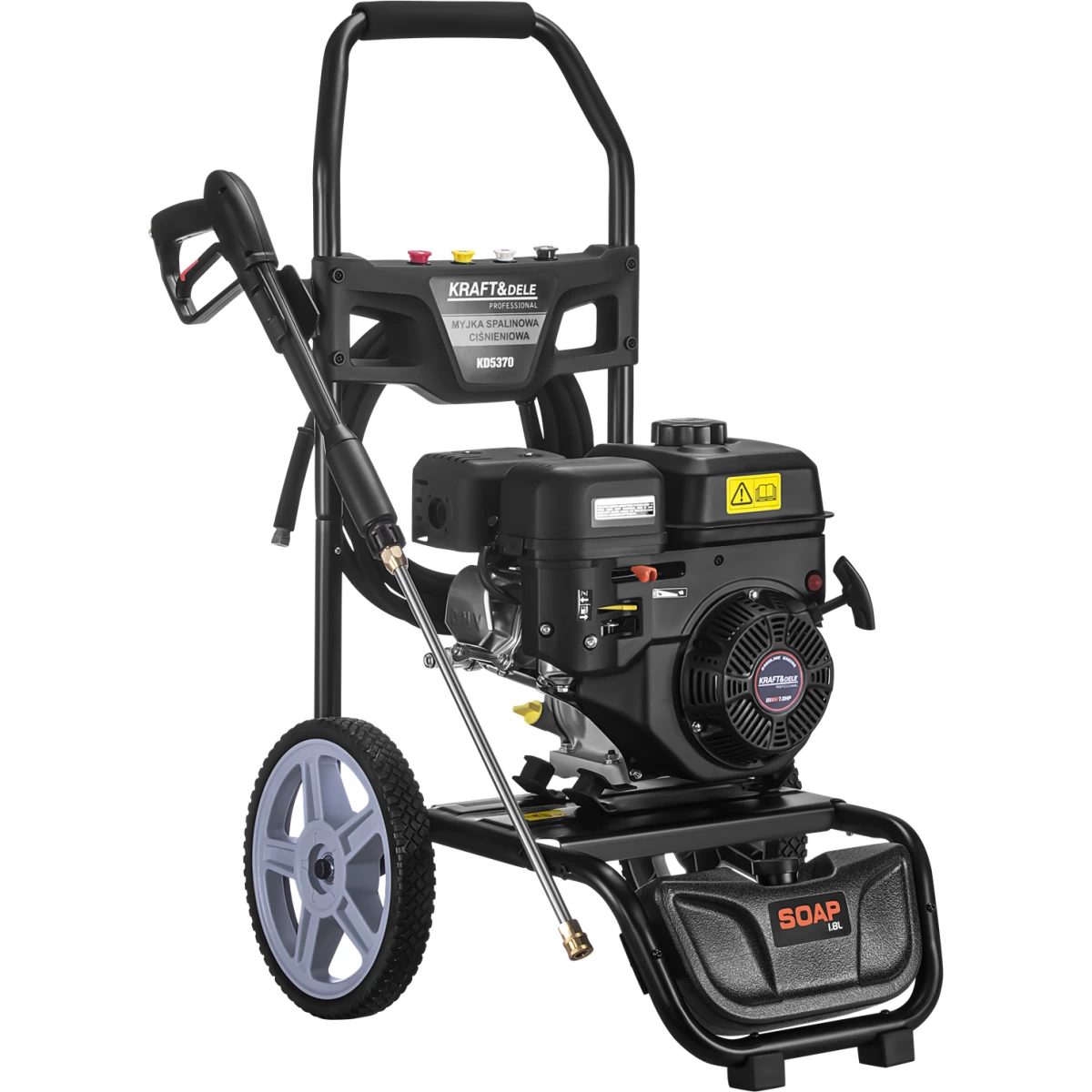 Benzininis aukšto slėgio plovimo įrenginys 360 barų Kraft&amp;Dele, KD5370