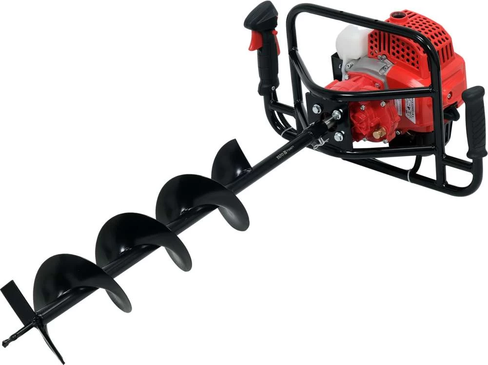 Benzininis gręžimo įrenginys | 1,4 KW + 3 grąžtai ir ilgintuvas (YT-84660) Benzininis gręžimo įrenginys | 1,4 KW + 3 grąžtai ir ilgintuvas (YT-84660)