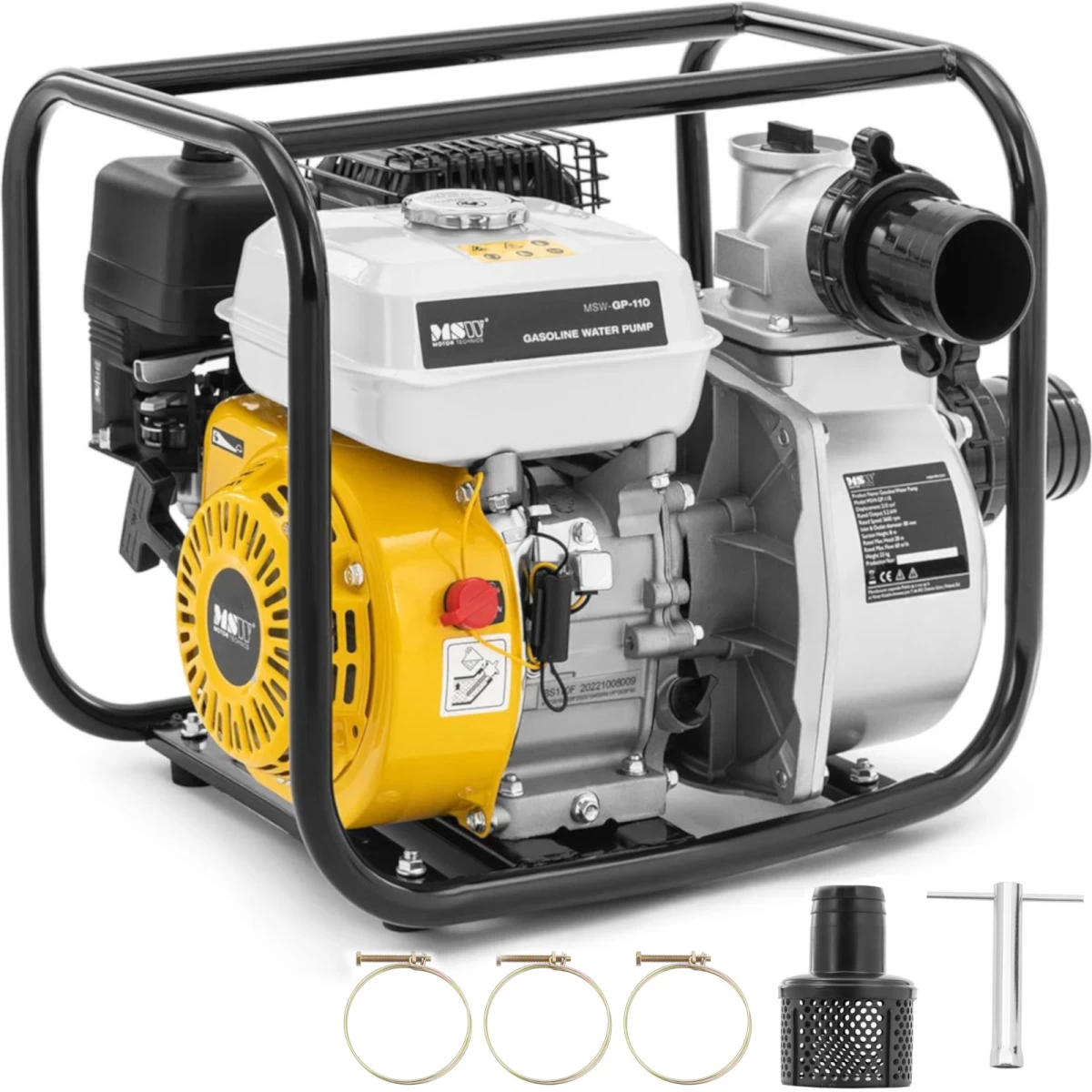 Benzininis Vandens Siurblys 7 Ag 3,6 L 60 M3/h