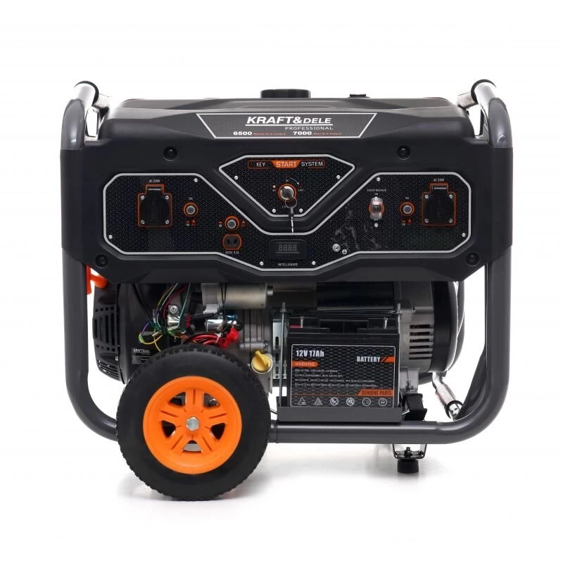 Benzininis vienfazis elektros generatorius 6,5 / 7KW KD696 Benzininis vienfazis elektros generatorius 6,5 / 7KW KD696
