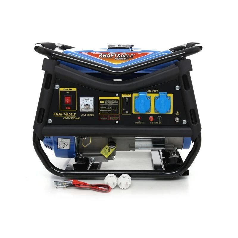 Benzininis vienfazis elektros generatorius keturtaktis Kraft & Dele KD141 2800 W Benzininis vienfazis elektros generatorius keturtaktis Kraft & Dele KD141 2800 W