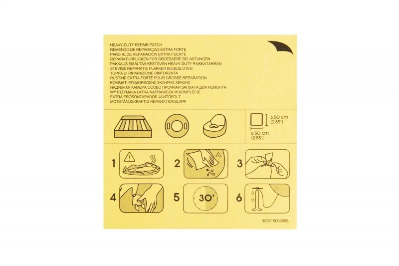 Bestway 62068 Remonto Rinkinys - 6,5 Cm X 6,5 Cm Remonto Pleistrai - 10 Vnt.