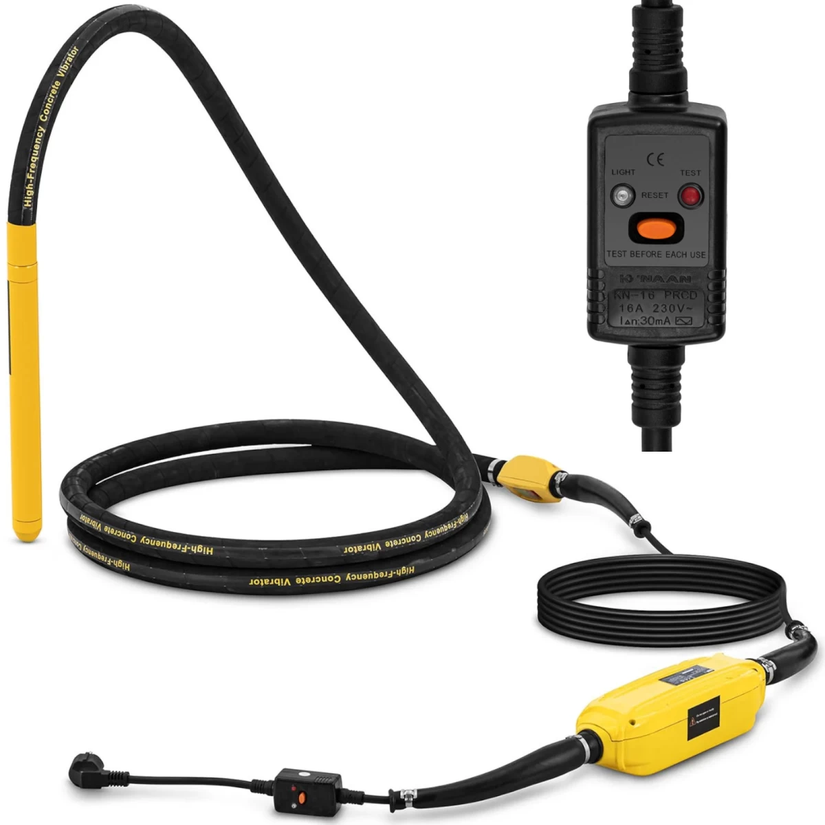 Betono Vibratorius 5 M Ilgio 40 Cm X 34 Mm Ritė 2000 W Betono Vibratorius 5 M Ilgio 40 Cm X 34 Mm Ritė 2000 W