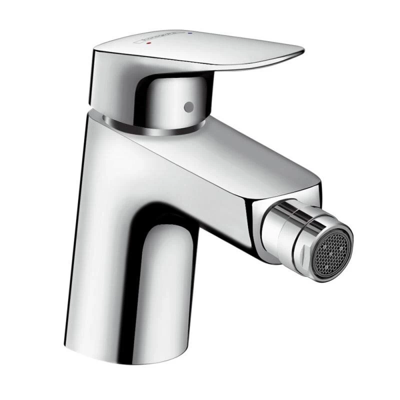 Bidė maišytuvas Hansgrohe Logis 70 su uždarymo ventiliu, chromas 71204000