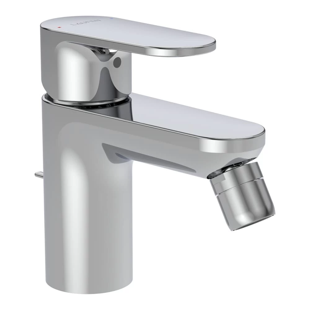 Bidė maišytuvas LAUFEN PRO X 100 mm, su dugno vožtuvu, chromas, HF506910100000