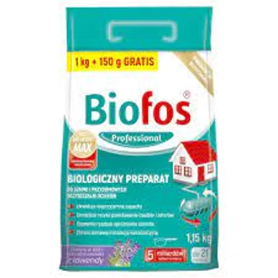 Bio piemonė sausiems ir lauko tualetams Biofos 1kg+150 gr