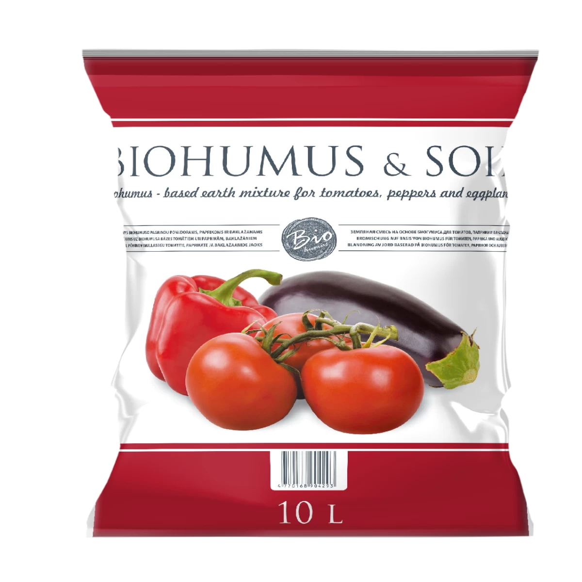 Biohumuso mišinys pomidorams ir paprikoms, 10l Biohumuso mišinys pomidorams ir paprikoms, 10l