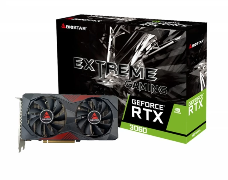 Biostar Rtx 3060 12 Gb (vn3606rml9) Vaizdo Plokštė