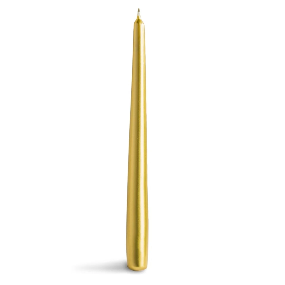 Bispol Golden Metallic Kūginė žvakė, 1 Vnt.