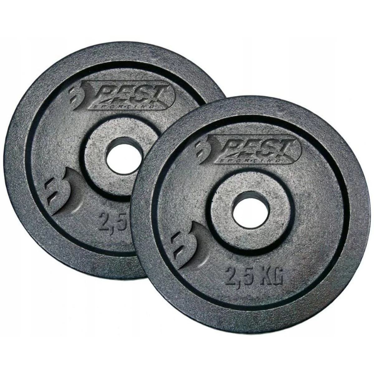 Black Cellular Weight 2x2.5 Kg Best Sporting Fi 30mm