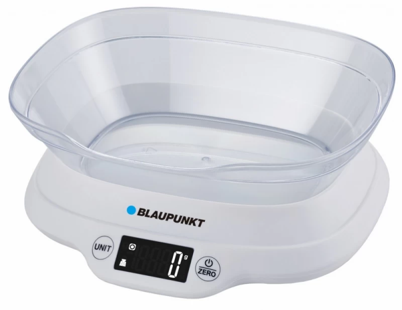 Blaupunkt Fks501 Virtuvės Svarstyklės (maks. 5000 G / Baltos Spalvos ) Blaupunkt Fks501 Virtuvės Svarstyklės (maks. 5000 G / Baltos Spalvos )