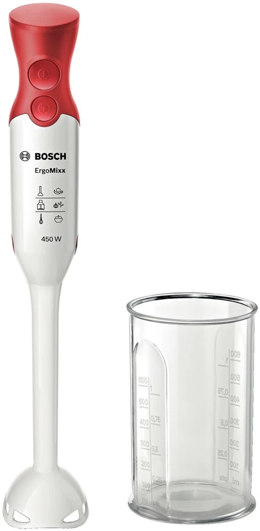 Blender hand BOSCH MSM64010 (450W; red color, white color)