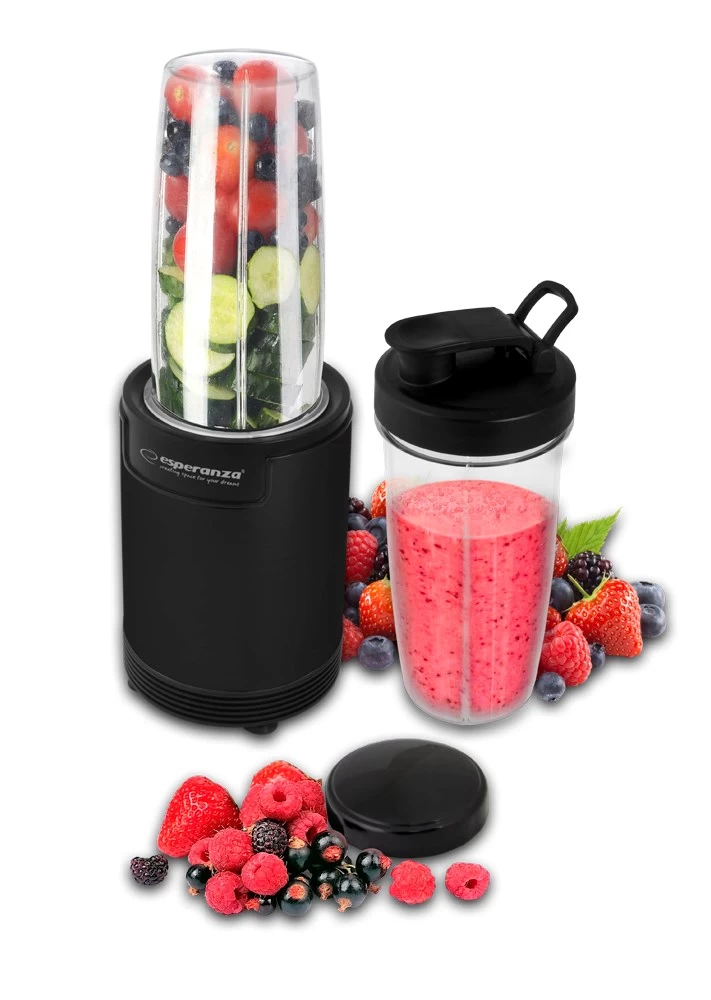 Blender smoothie Esperanza NUTRI SHOT EKM029 (700W; black color)