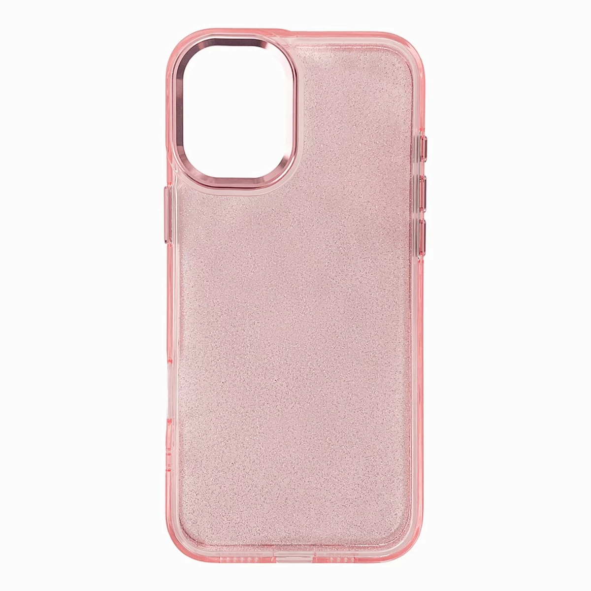 Blizgantis Dėklas Iphone 16 - Rožinis Su Blizgučiais