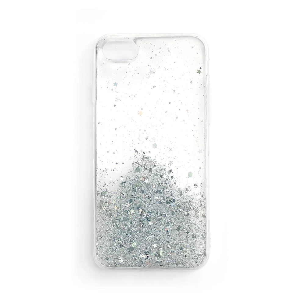 Blizgus Dėklas Su Blizgučiais Samsung Galaxy A22 4g Star Glitter Skaidrus