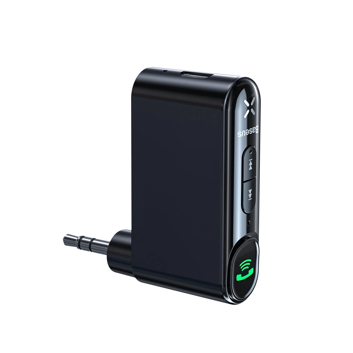 bluetooth Automobilinis Siųstuvas Aux Mini Jack 3,5 Mm Overseas Edition Juodas