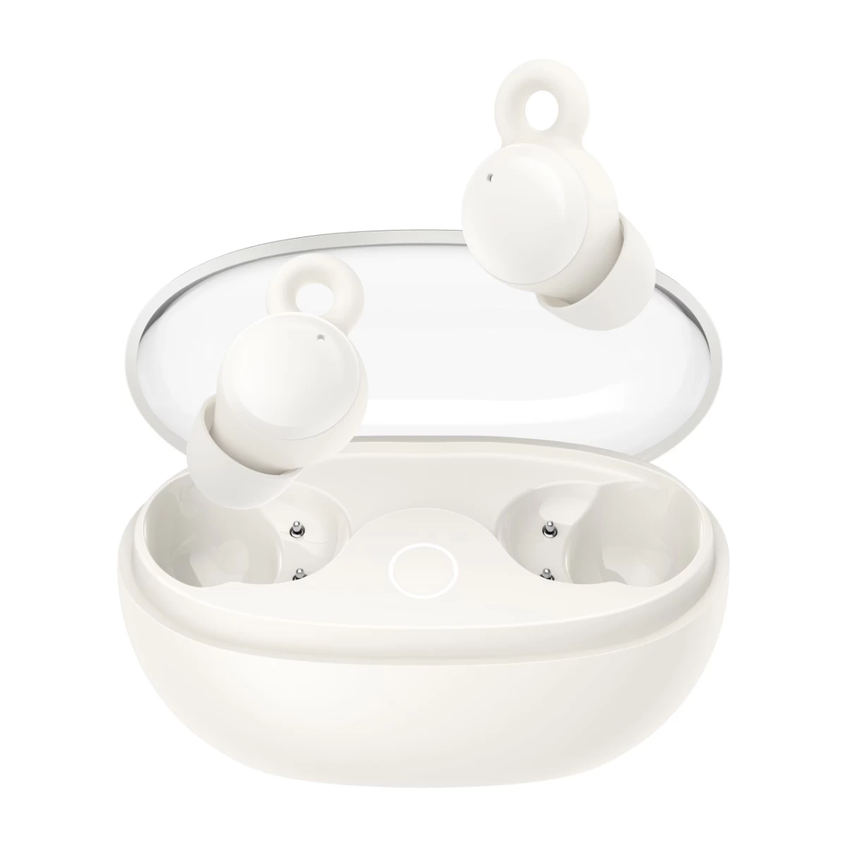 bluetooth Belaidės Ausinės į Ausis Jr-ts3 Baltos Spalvos