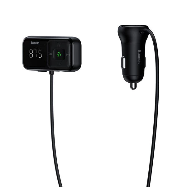 bluetooth Belaidis Fm Siųstuvas Su įkrovikliu S-16 Overseas Edition Juodas
