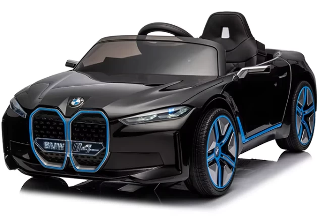 Bmw I4 Juodas Akumuliatoriaus Automobilis Eva Odos Nuotolinio Valdymo Pultelis
