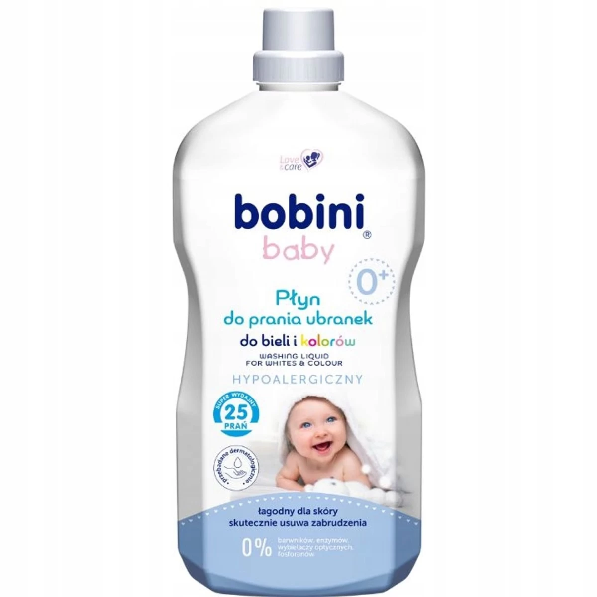 bobini Baby Skalbimo Skystis Baltiems Ir Spalvotiems Drabužiams, 1,8 L