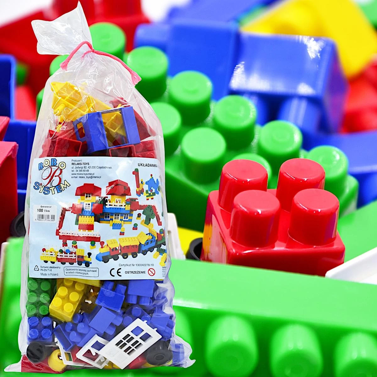 Bobo Plastikiniai Blokeliai 100 Vnt.
