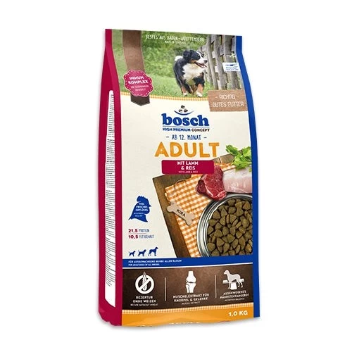 Bosch 5208003 sausas šunų maistas 3 kg Suaugusių Ėriena, Ryžiai