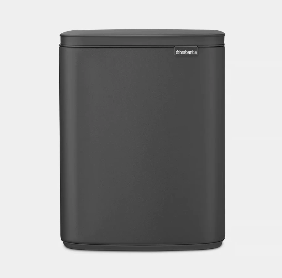 Brabantia BO šiukšliadėžė, 12L, Mineral Infinite Grey, 233746