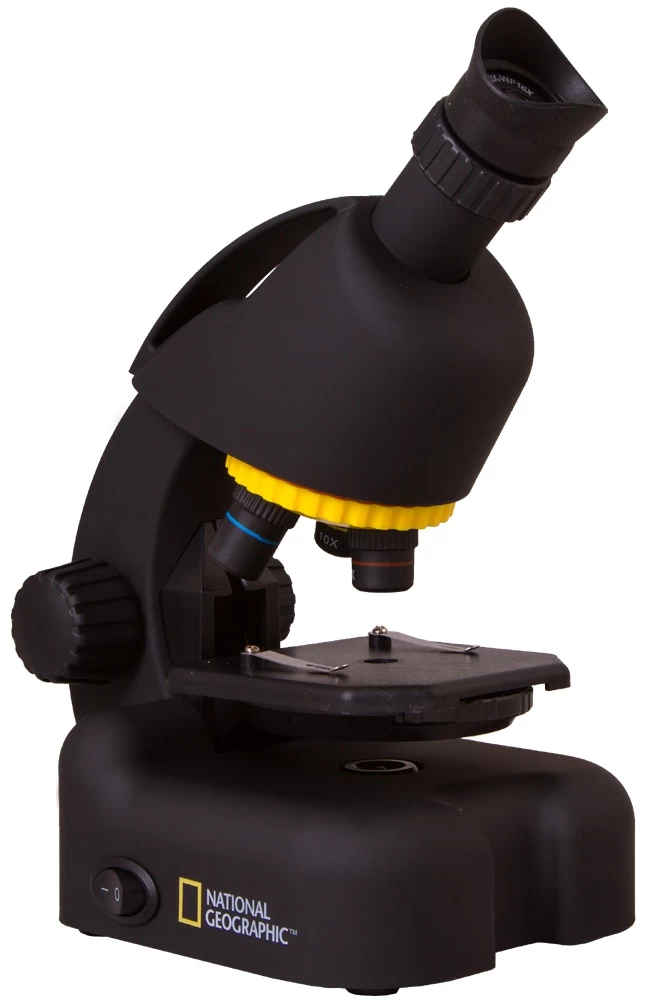 Bresser National Geographic 40-640x Mikroskopas Su Išmaniojo Telefono Adapteriu