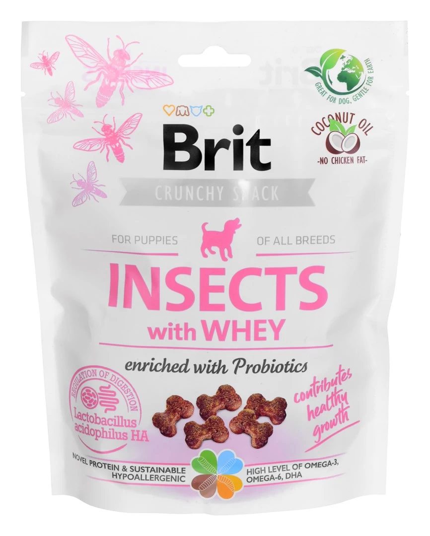 BRIT Care Dog Insects&amp;Whey skanėstai šunims, 200 g