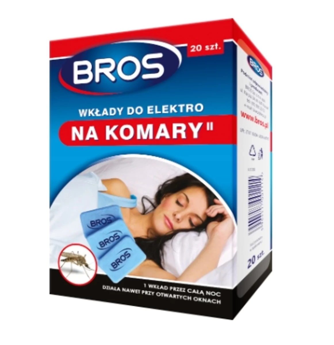 Bros, Elektros įdėklai Uodams, 20 Vnt.