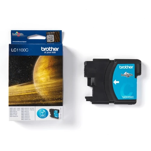 Brother LC-1100C (LC1100C) Rašalinė kasetė, Žydra